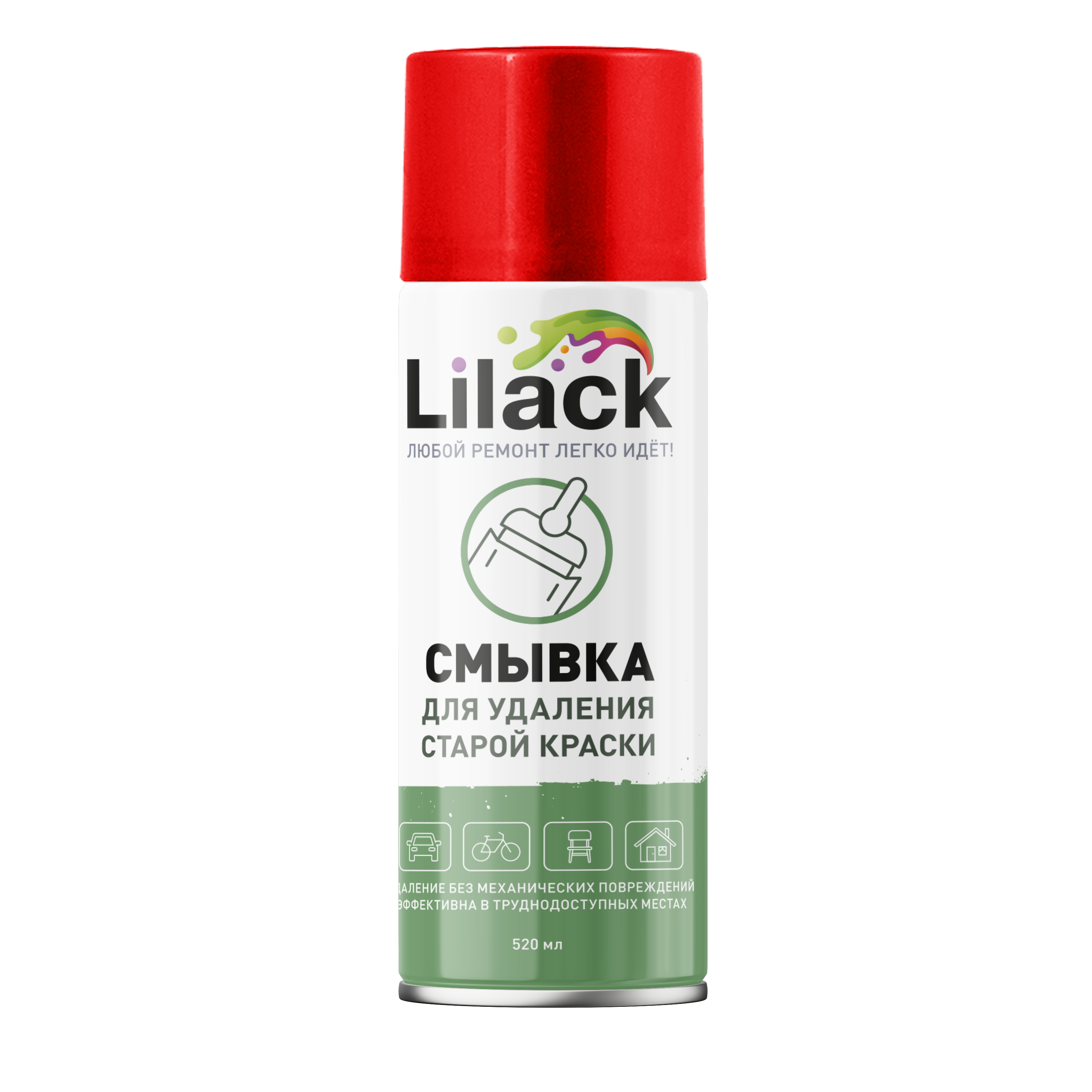 Аэрозольная смывка LILACK 520 мл