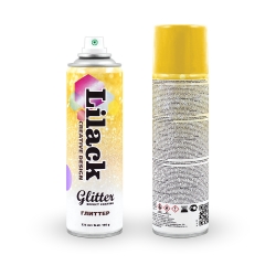 Аэрозольный глиттер Glitter Effect Coating Lilack 335 мл глянцевый