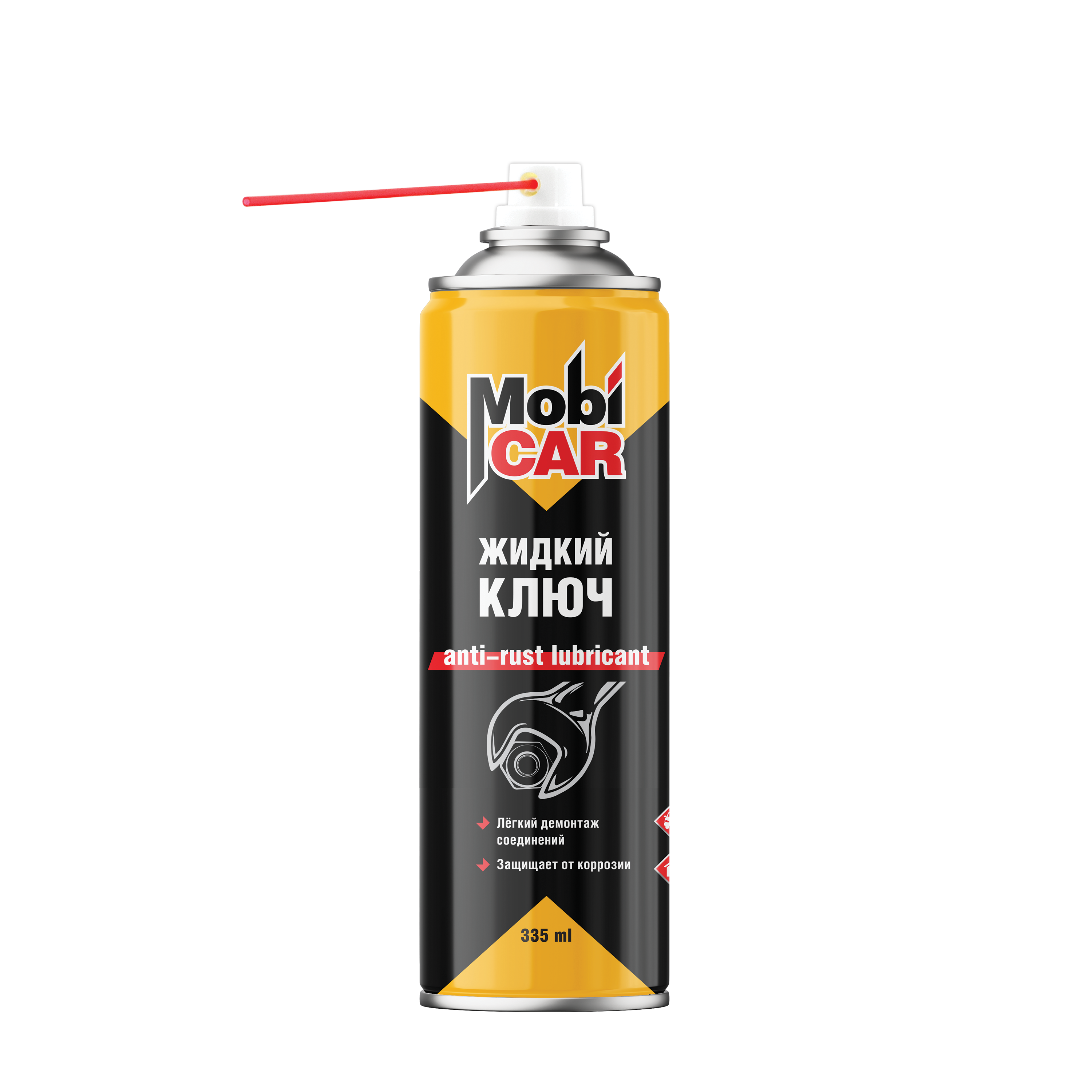 Аэрозольный  профессиональный жидкий ключ MobiCAR 335 мл